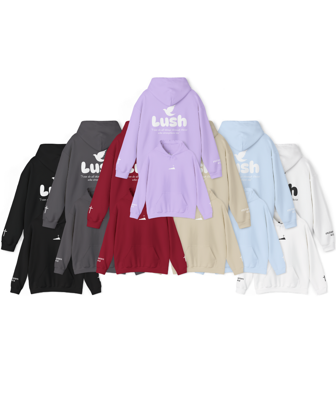Custom Bible Verse Faith Hoodie