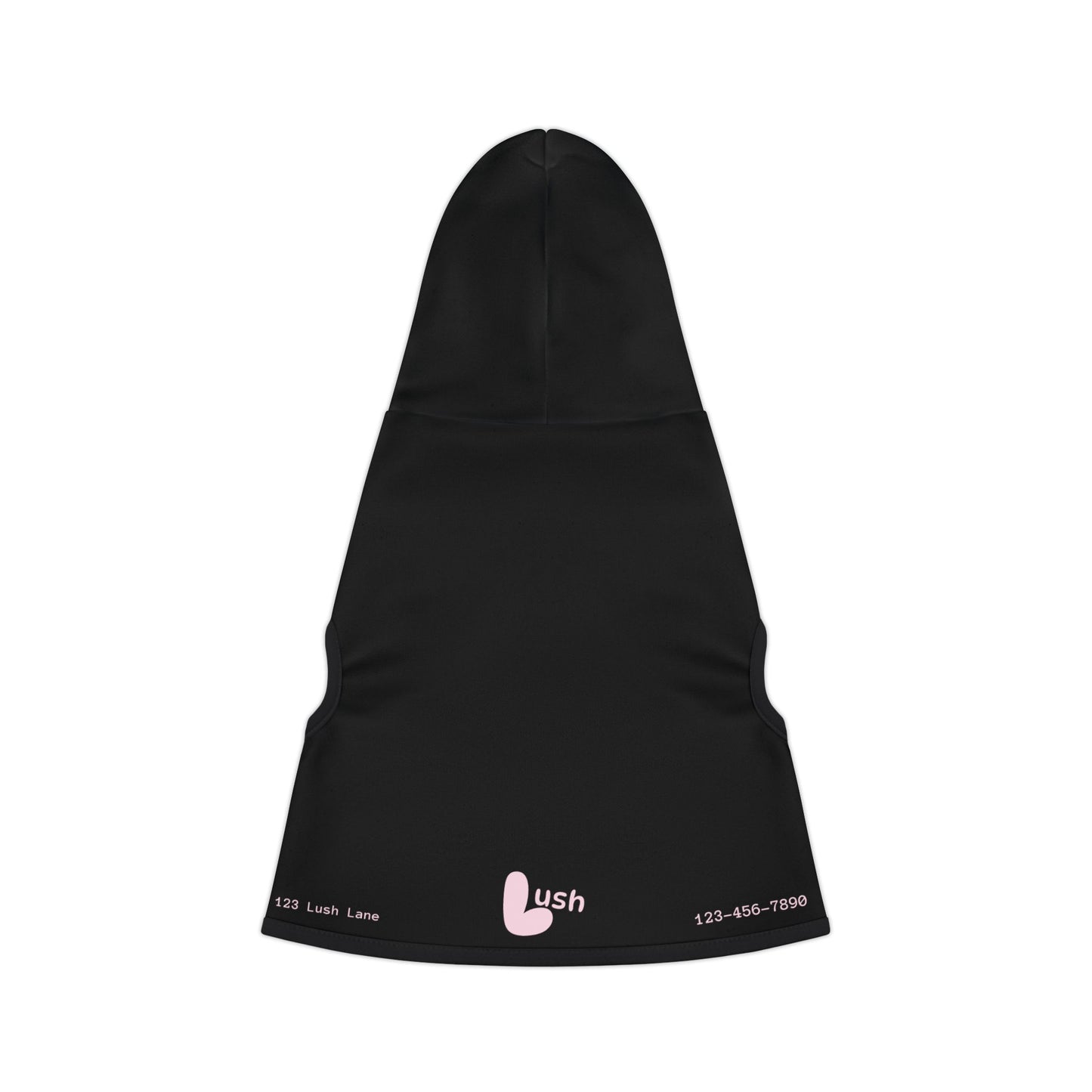 Black Pink Pet Hoodie