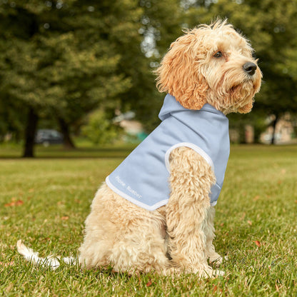 Pastel Light Blue Pet Hoodie