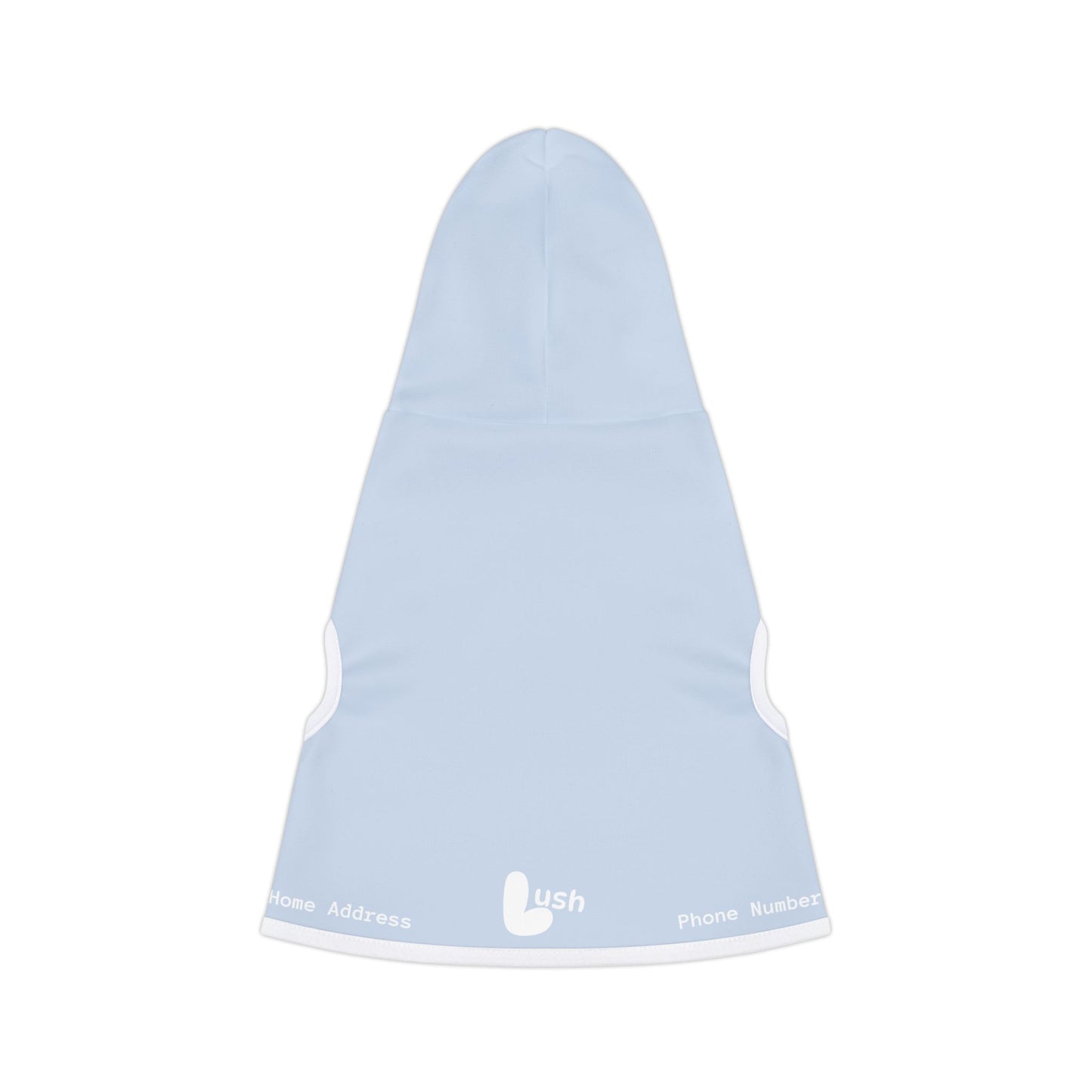 Pastel Light Blue Pet Hoodie