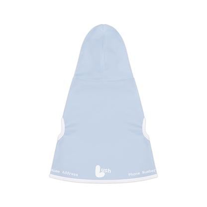 Pastel Light Blue Pet Hoodie