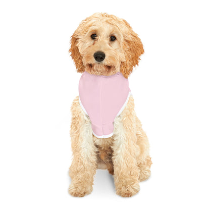 Pastel Light Pink Pet Hoodie