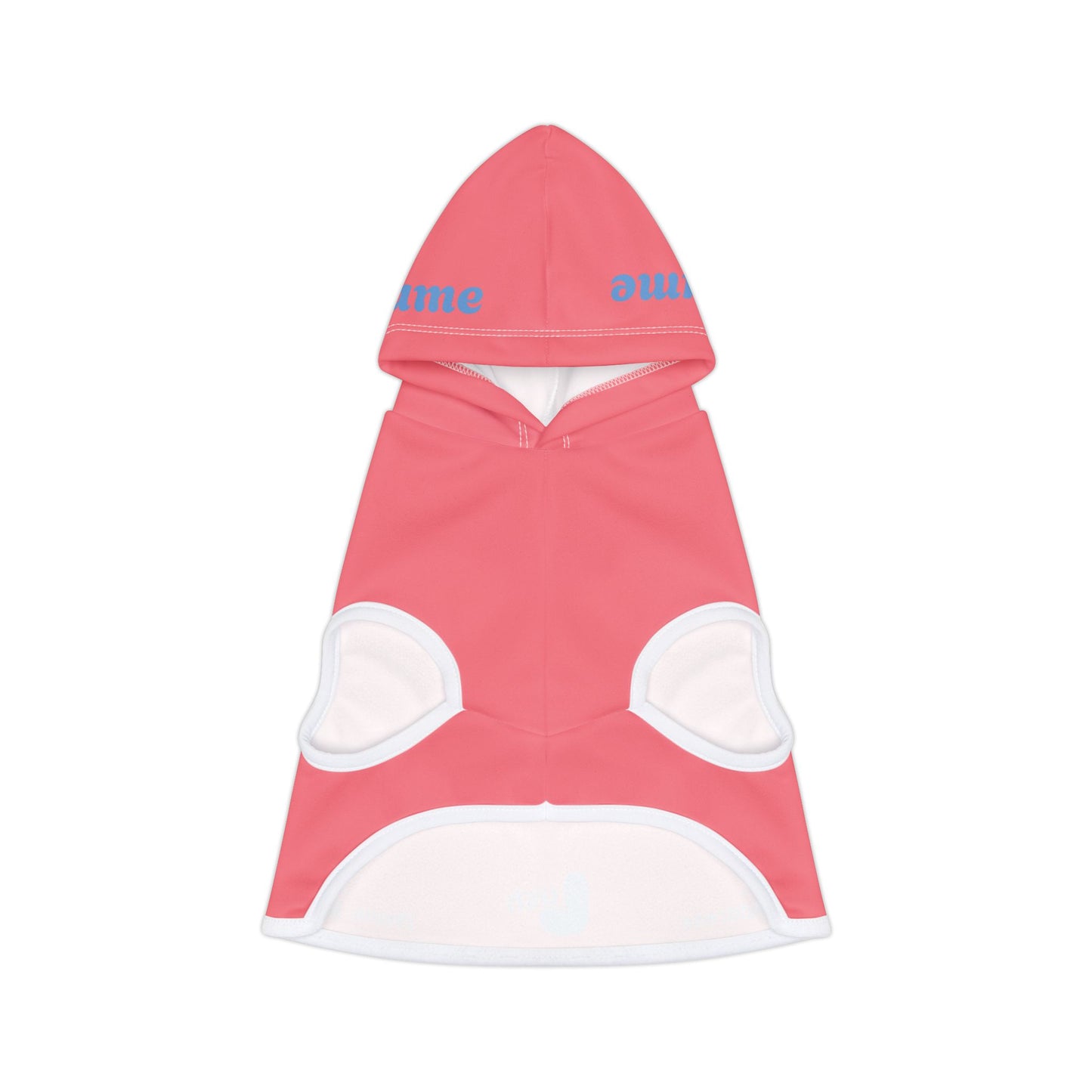 Pastel Safety Pink Pet Hoodie