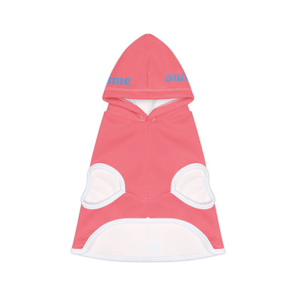 Pastel Safety Pink Pet Hoodie