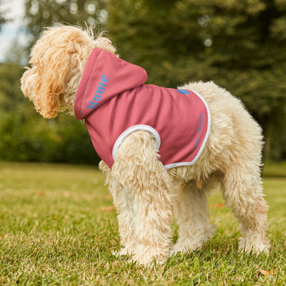 Pastel Safety Pink Pet Hoodie