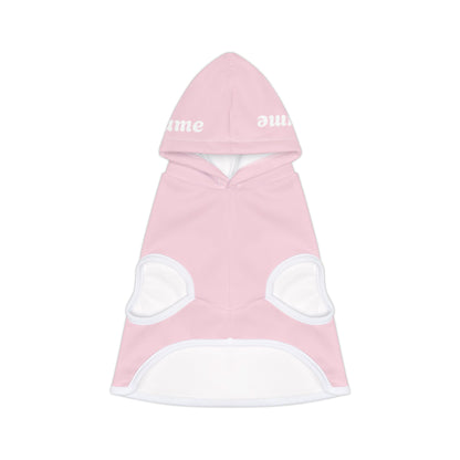 Pastel Light Pink Pet Hoodie