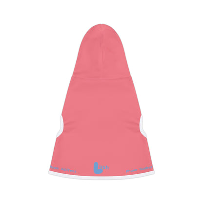 Pastel Safety Pink Pet Hoodie