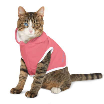 Pastel Safety Pink Pet Hoodie