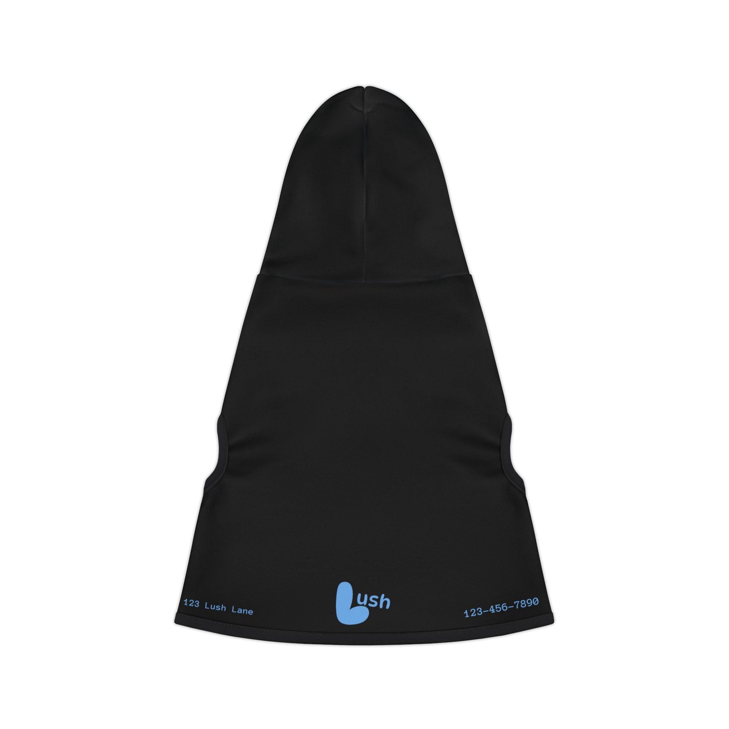 Black Blue Pet Hoodie