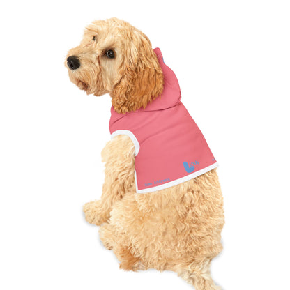Pastel Safety Pink Pet Hoodie