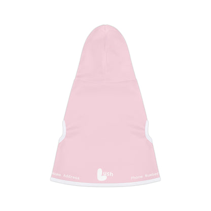 Pastel Light Pink Pet Hoodie