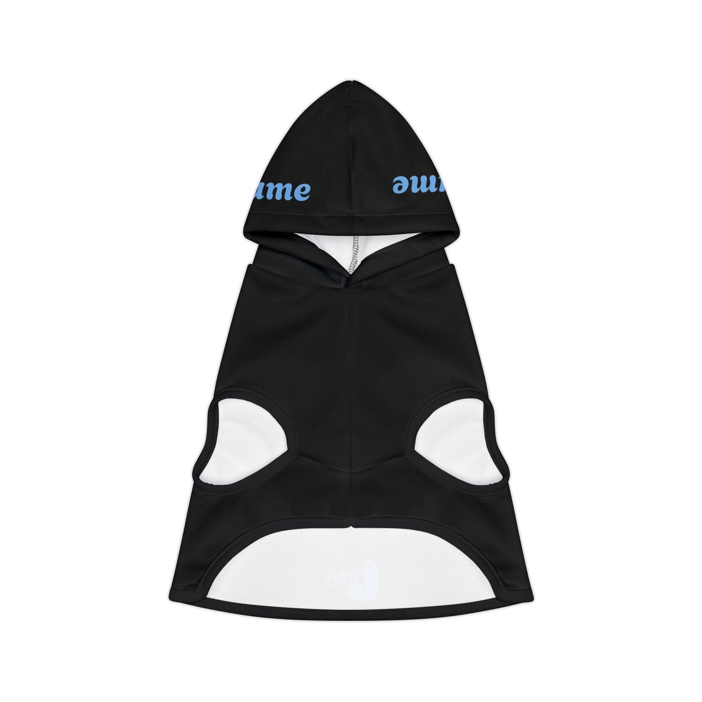 Black Blue Pet Hoodie
