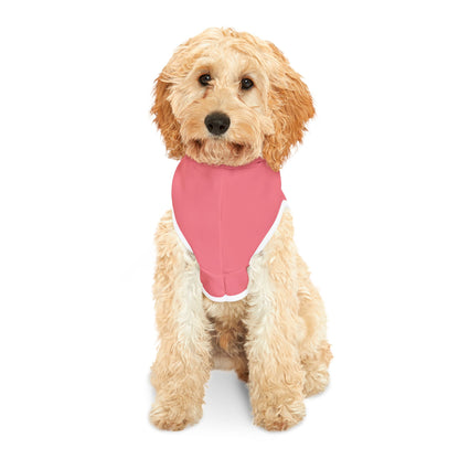 Pastel Safety Pink Pet Hoodie